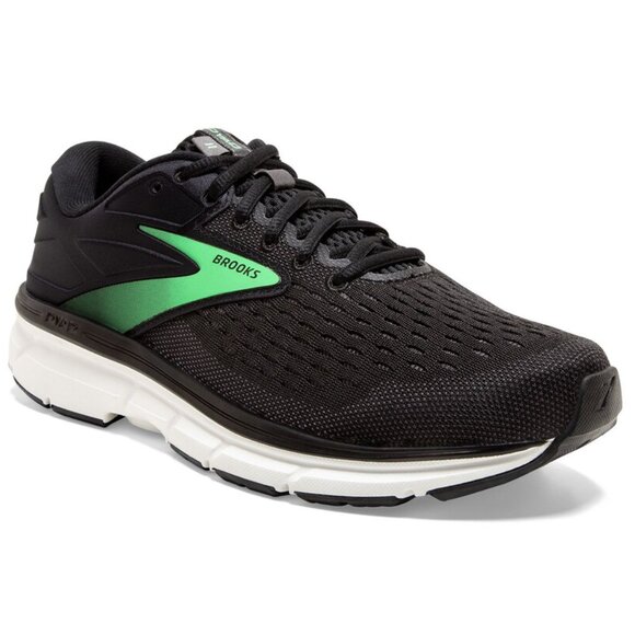 Brooks Dyad 11 Women's Black/Ebony/Green Running Shoes Size 9 Extra Wide - Picture 1 of 12